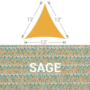 TS-12 Triangle Shade Sail - Sage