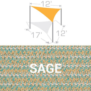 TS-1217 Sail Shade Structure Kit - Sage
