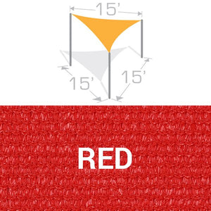 TS-15 Sail Shade Structure Kit - Red