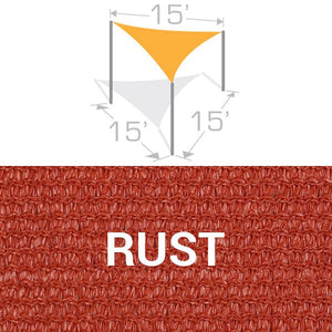 TS-15 Sail Shade Structure Kit - Rust