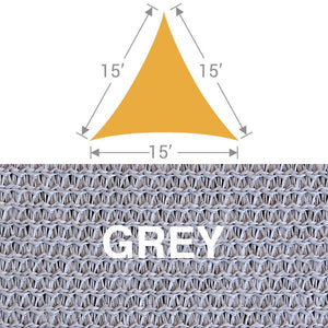 TS-15 Triangle Shade Sail - Grey