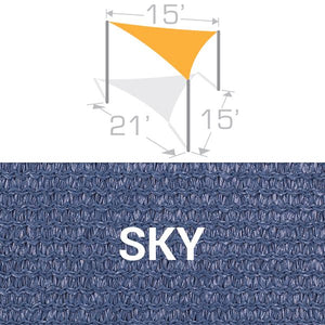 TS-1521 Sail Shade Structure Kit - Sky