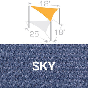 TS-1825 Sail Shade Structure Kit - Sky