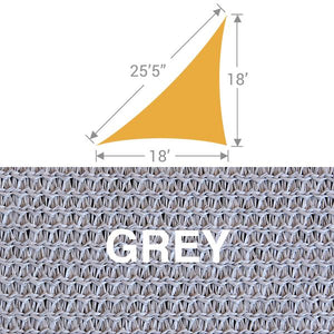 TS-1825 Triangle Shade Sail - Grey