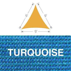 TS-9 Triangle Shade Sail - Turquoise