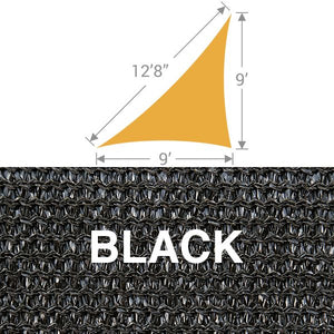 TS-912 Triangle Shade Sail - Black