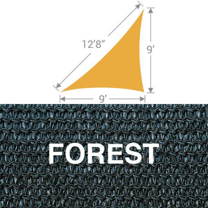 TS-912 Triangle Shade Sail - Forest
