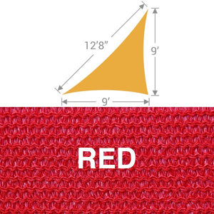 TS-912 Triangle Shade Sail - Red