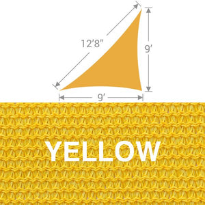 TS-912 Triangle Shade Sail - Yellow