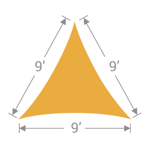 TS-9 Triangle Shade Sail - Tenshon