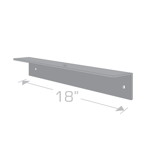 Straight Mount (Angle Iron) - Metal - Tenshon