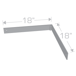 Inside Corner Mount - Metal - Tenshon